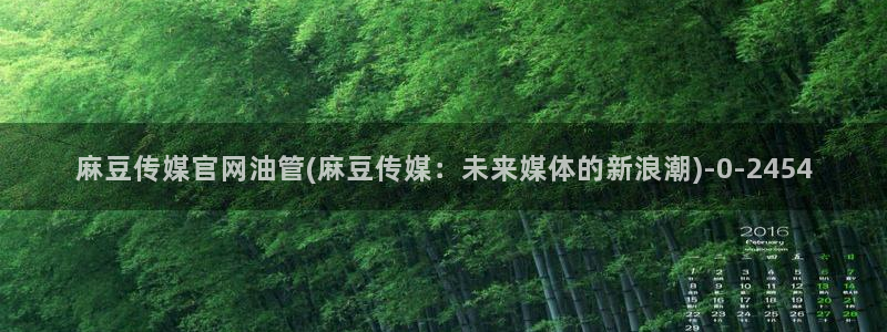 麻豆 更新资源：麻豆传媒官网油管(麻豆传媒：未来媒体的新